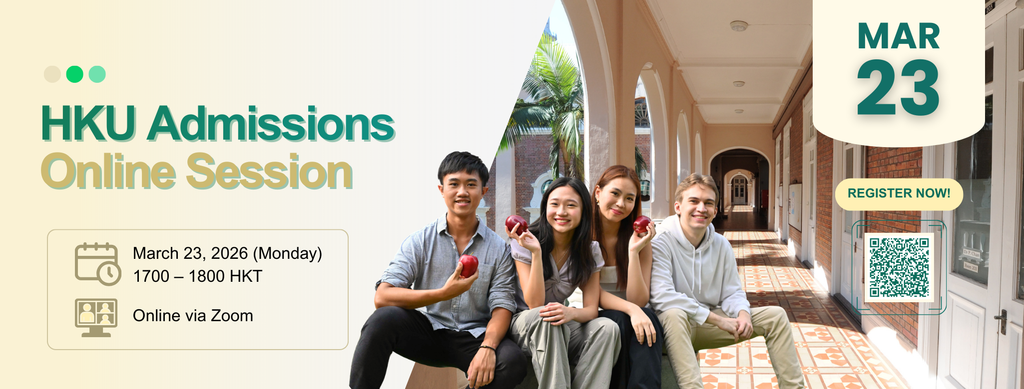 HKU International Admissions Talk 2026 Online Session