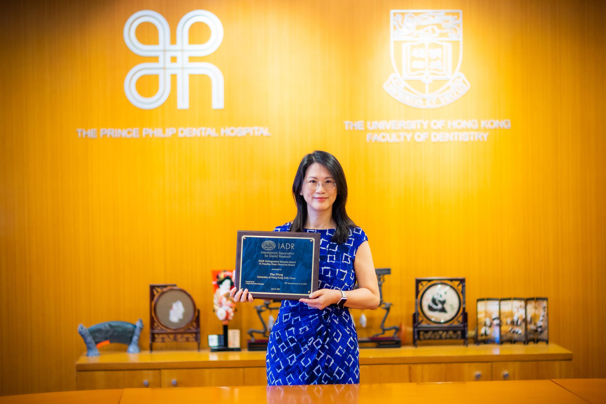 Professor May Wong (Dental Public Health) receives IADR Distinguished Scientist H. Trendley Dean Memorial Award