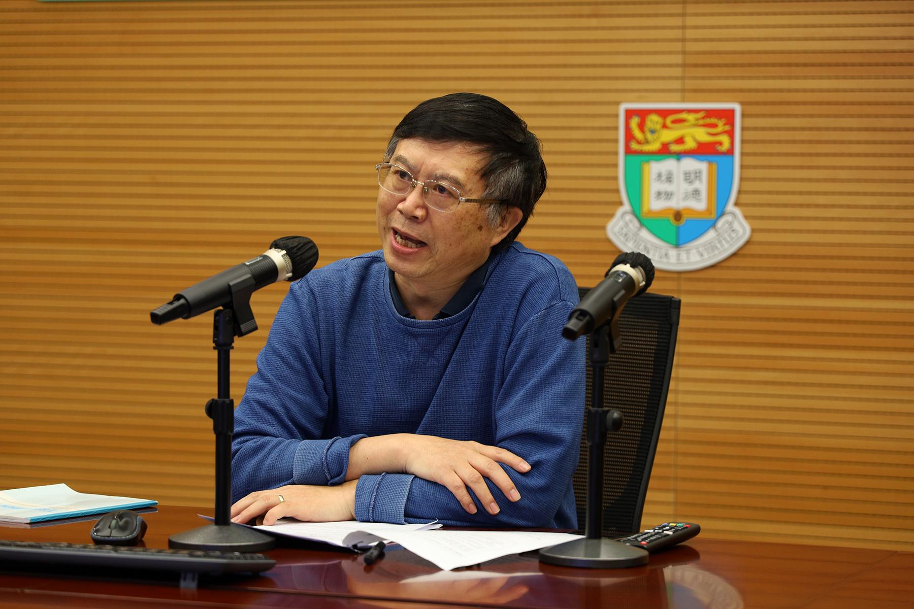 李玉國教授在香港大學 COVID-19 演講 2020 上發言