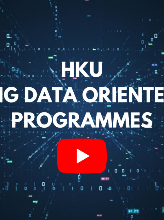 Hyperlink image direct to the introduction video of HKU Big Data Oriented Programmes