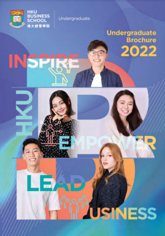 Cover image of HKU Business School brochure 2022-23