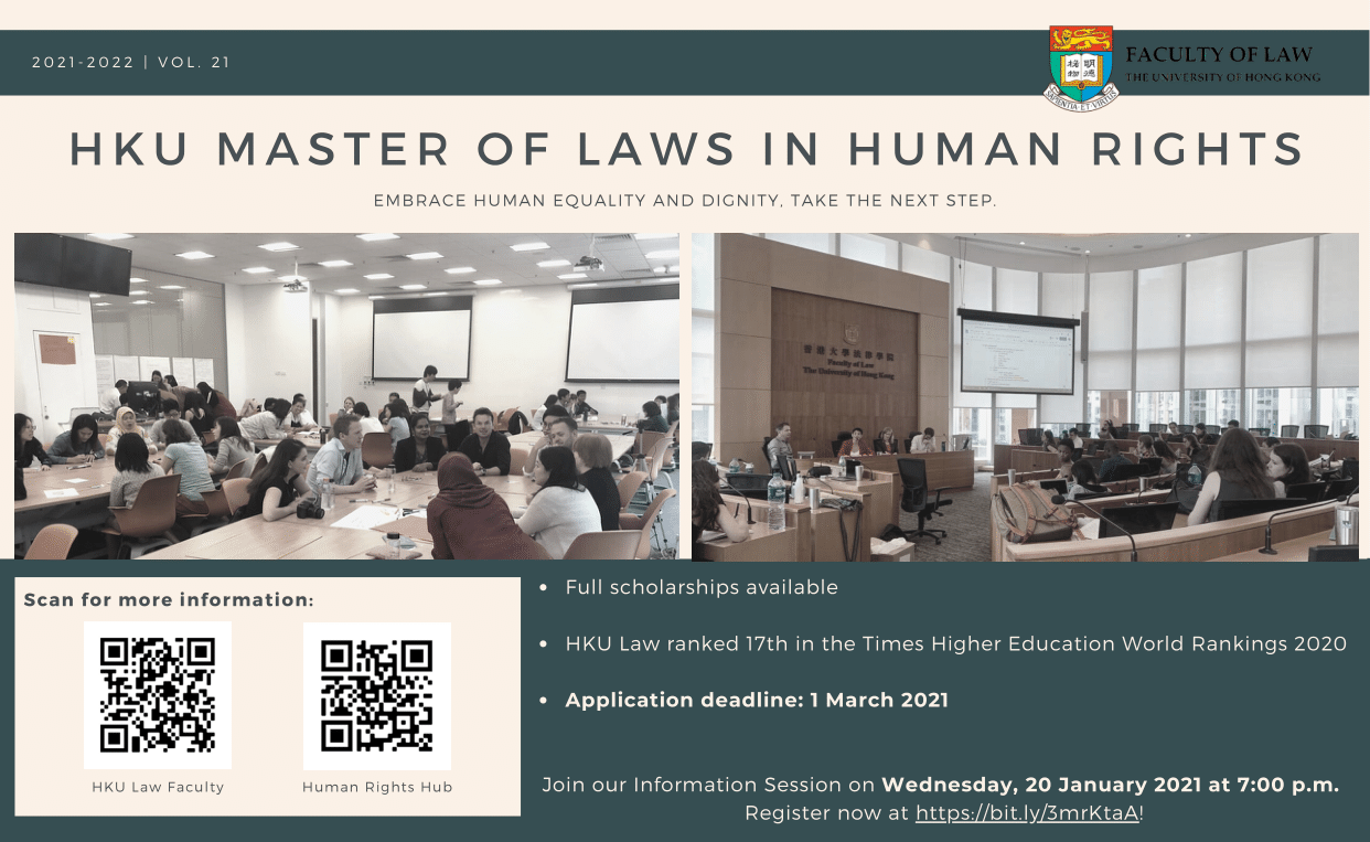 Information Session for the Master of Laws in Human Rights