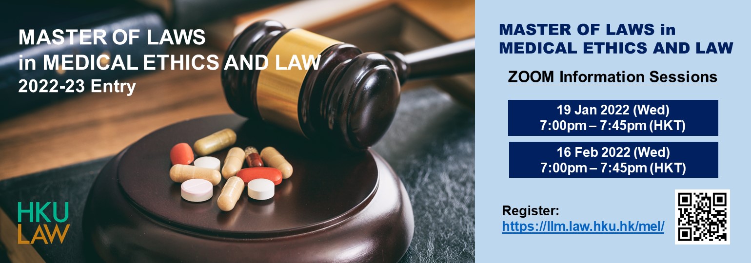 Information Session for Master of Laws in Medical Ethics and Law