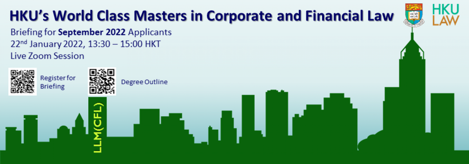 Information Session for Master of Laws in Corporate and Financial Law